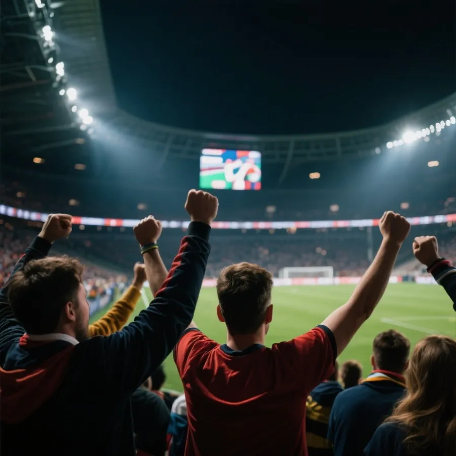 球迷觀看直播氣氛